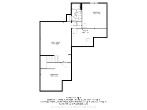 Floorplan - 4737 Alpine Ave, Blue Ash, OH 45242 photo 1 of 3