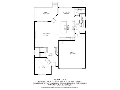 Floorplan - 4737 Alpine Ave, Blue Ash, OH 45242 photo 2 of 3