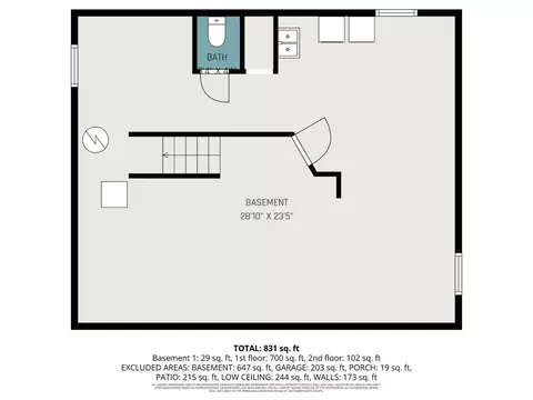 Floorplan - 8628 Mockingbird Ln, Cincinnati, OH 45231 photo 3 of 3