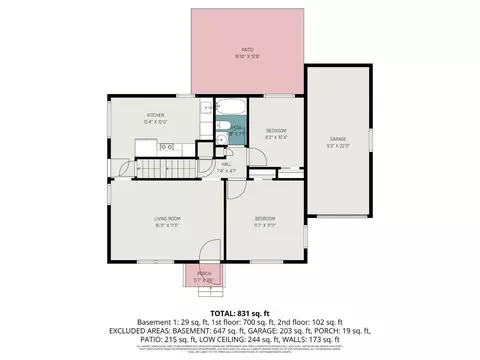 Floorplan - 8628 Mockingbird Ln, Cincinnati, OH 45231 photo 1 of 3