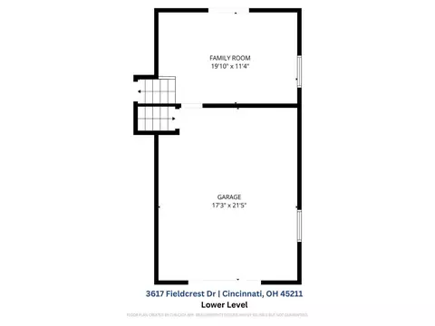 Floorplan - 3617 Fieldcrest Dr, Cincinnati, OH 45211 photo 3 of 4