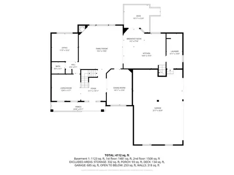 Floorplan - 789 Dorgene Ln, Cincinnati, OH 45244 photo 1 of 3