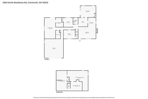 Floorplan - 1659 Devils Backbone Rd, Cincinnati, OH 45233 photo 3 of 3