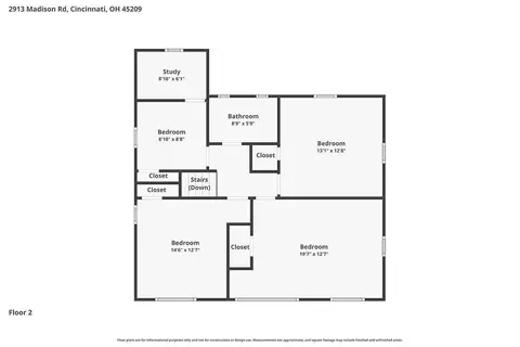 Floorplan - 2913 Madison Rd, Cincinnati, OH 45209 photo 3 of 3