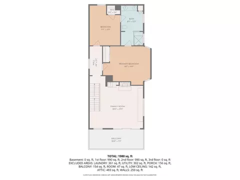 Floorplan - 416 Torrence Ct, Cincinnati, OH 45202 photo 2 of 5