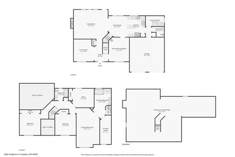 Floorplan - 2520 Hingham Ln, Centerville, OH 45459 photo 1 of 1