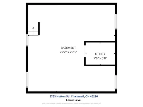 Floorplan - 3763 Hutton St, Cincinnati, OH 45226 photo 3 of 3