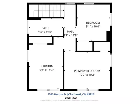 Floorplan - 3763 Hutton St, Cincinnati, OH 45226 photo 2 of 3