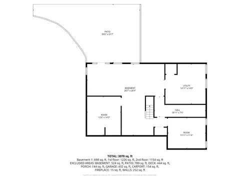 Floorplan - 650 Allencrest Ct, Cincinnati, OH 45231 photo 1 of 4