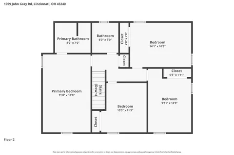 Floorplan - 1959 John Gray Rd, Cincinnati, OH 45240 photo 4 of 4