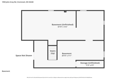 Floorplan - 1959 John Gray Rd, Cincinnati, OH 45240 photo 1 of 4