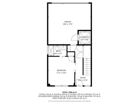 Floorplan - 3906 Edwards Rd, Cincinnati, OH 45209 photo 1 of 5