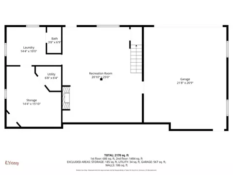 Floorplan - 496 Elm Dr, Cincinnati, OH 45255 photo 2 of 3