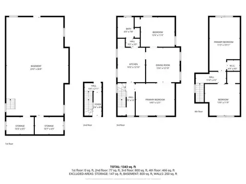 Floorplan - 808 Kirbert Ave, Cincinnati, OH 45205 photo 9 of 16
