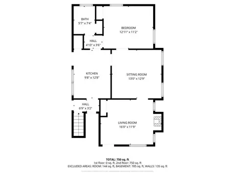 Floorplan - 808 Kirbert Ave, Cincinnati, OH 45205 photo 15 of 16