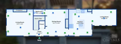 Floorplan - 506 Boal St, Cincinnati, OH 45202 photo 1 of 2