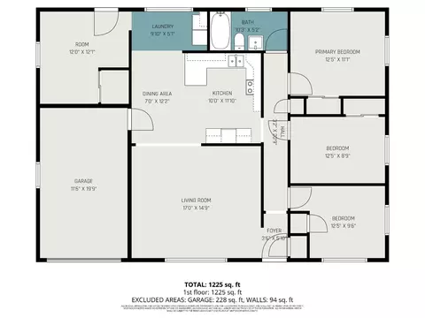Floorplan - 2422 Bluelark Dr, Cincinnati, OH 45231 photo 1 of 1