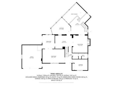 Floorplan - 9566 Galecrest Dr, Cincinnati, OH 45231 photo 1 of 4