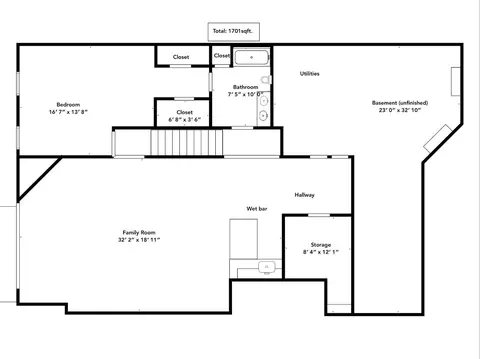 Floorplan - 8241 Abbott Ln, Cincinnati, OH 45249 photo 2 of 2