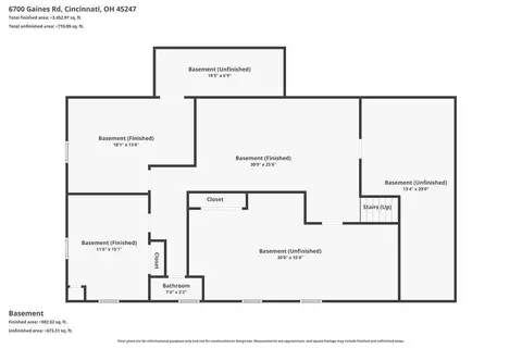 Floorplan - 6700 Gaines Rd, Cincinnati, OH 45247 photo 2 of 2