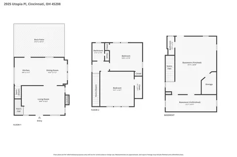 Floorplan - 2925 Utopia Pl, Cincinnati, OH 45208 photo 4 of 4