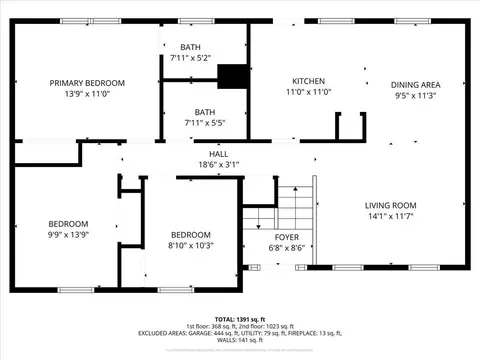 Floorplan - 8854 Dover Dr, Maineville, OH 45039 photo 3 of 3