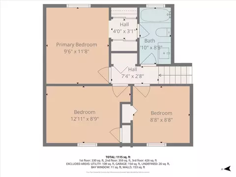 Floorplan - 11424 Riga Ct, Forest Park, OH 45240 photo 2 of 4