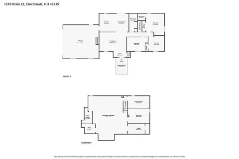 Floorplan - 1210 Dixie Ct, Lincoln Heights, OH 45215 photo 3 of 3