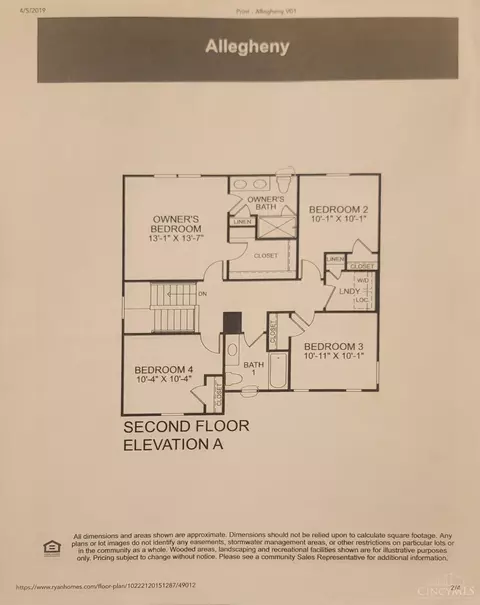 Floorplan - 1239 Springfield Dr, Harrison, OH 45030 photo 2 of 3