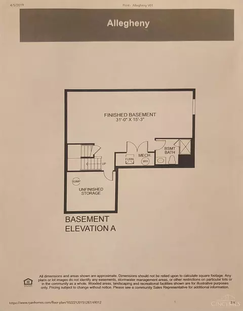 Floorplan - 1239 Springfield Dr, Harrison, OH 45030 photo 1 of 3