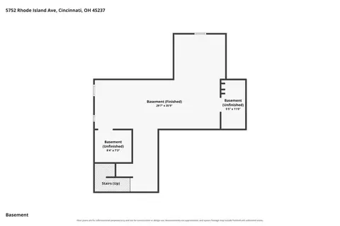 Floorplan - 5752 Rhode Island Ave, Cincinnati, OH 45237 photo 3 of 4