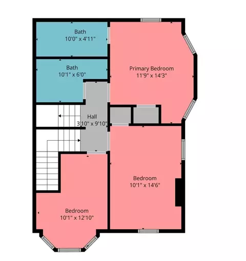 Floorplan - 2548 Hackberry St, Cincinnati, OH 45206 photo 2 of 4
