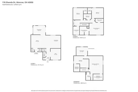 Floorplan - 176 Shanda Dr, Monroe, OH 45050 photo 2 of 4