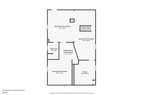 Floorplan - 3311 Augusta Ave, Cheviot, OH 45211 photo 1 of 4