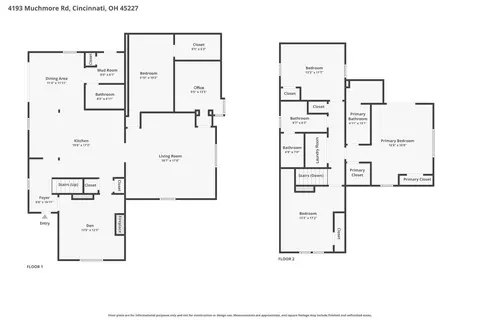 Floorplan - 4193 Muchmore Rd, Cincinnati, OH 45227 photo 1 of 1