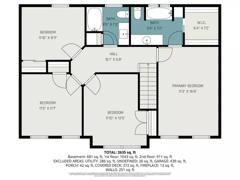 Floorplan - 6546 Mapleton Ave, Cincinnati, OH 45233 photo 2 of 3