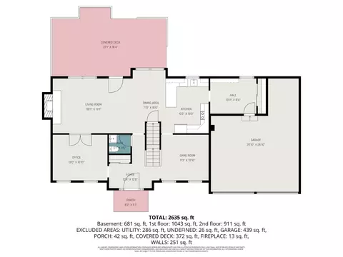 Floorplan - 6546 Mapleton Ave, Cincinnati, OH 45233 photo 1 of 3