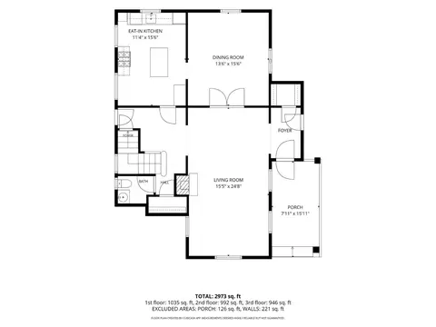 Floorplan - 2003 Crane Ave, Cincinnati, OH 45207 photo 1 of 3