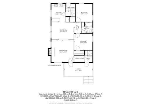 Floorplan - 1268 Delta Ave, Cincinnati, OH 45208 photo 2 of 3