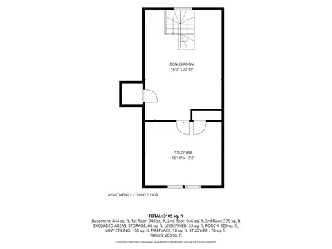Floorplan - 1268 Delta Ave, Cincinnati, OH 45208 photo 1 of 3
