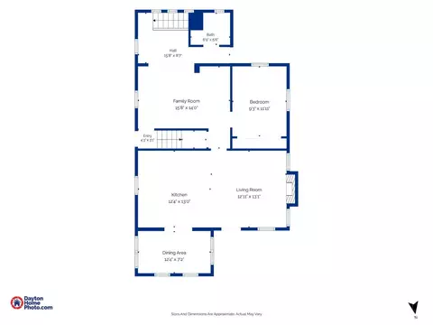 Floorplan - 2855 Shaffer Ave, Cincinnati, OH 45211 photo 3 of 4