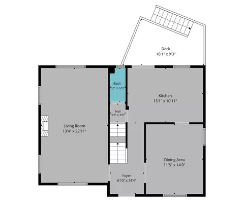 Floorplan - 949 Redway Ave, Cincinnati, OH 45229 photo 1 of 3