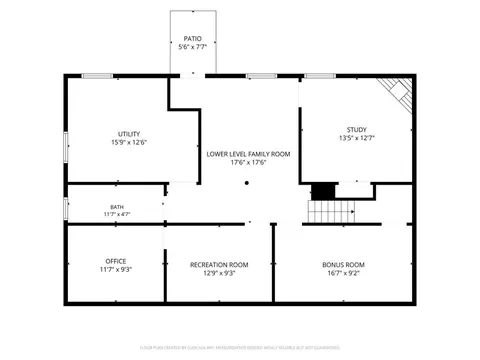 Floorplan - 810 Cloverview Ave, Cincinnati, OH 45231 photo 2 of 3
