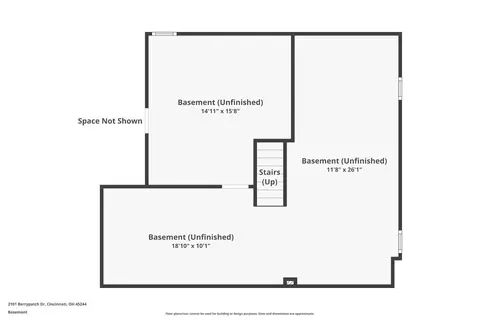 Floorplan - 2101 Berrypatch Dr, Cincinnati, OH 45244 photo 3 of 3