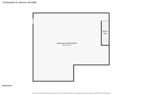 Floorplan - 110 Nettleton Ct, Monroe, OH 45050 photo 1 of 4