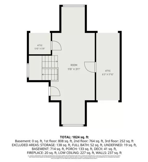 Floorplan - 3742 Applegate Ave, Cheviot, OH 45211 photo 4 of 4