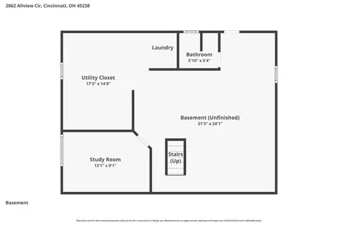 Floorplan - 2862 Allview Cir, Cincinnati, OH 45238 photo 3 of 3