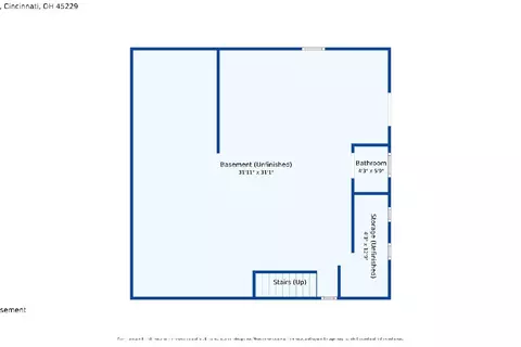 Floorplan - 4024 Paddock Rd, Cincinnati, OH 45229 photo 3 of 4