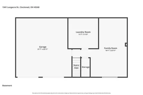 Floorplan - 1341 Longacre Dr, Forest Park, OH 45240 photo 1 of 2