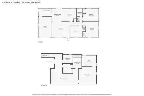 Floorplan - 451 Beech Tree Ln, Cincinnati, OH 45244 photo 3 of 3